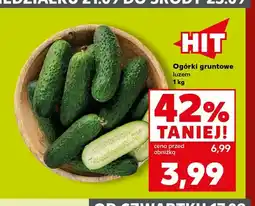 Kaufland Ogórki gruntowe oferta