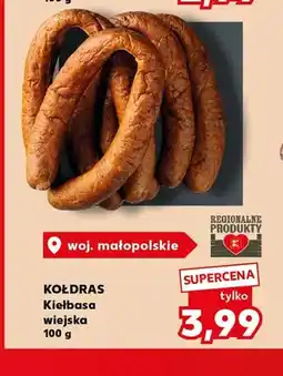 Kaufland Kiełbasa wiejska Kołdras oferta