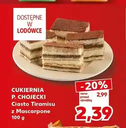 Kaufland Ciasto Tiramisu z Mascarpone Cukiernia P. Chojecki oferta