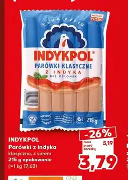 Kaufland Parówki z indyka klasyczne Indykpol oferta