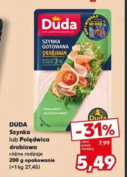 Kaufland Szynka drobiowa Duda oferta