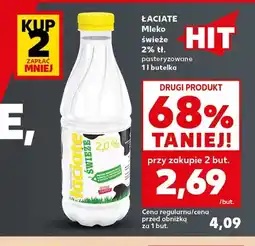 Kaufland Mleko świeże pasteryzowane Łaciate 2% oferta