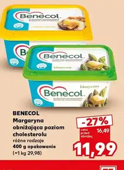 Kaufland Margaryna obniżająca poziom cholesterolu o smaku masła Benecol oferta