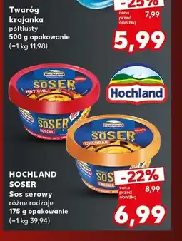 Kaufland Sos serowy Soser Hochland oferta