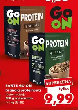 Kaufland Granola proteinowa brownie & cherry Sante Go On oferta