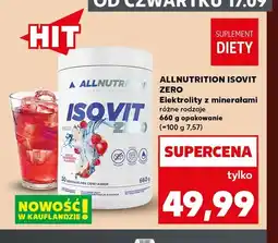 Kaufland Elektrolity z minerałami Isovit Zero Allnutrition oferta