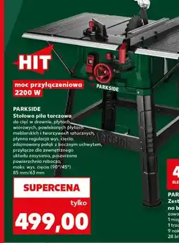 Kaufland Stołowa piła tarczowa Parkside oferta