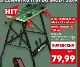 Kaufland Stół roboczy i mocujący z wysokiej jakości płyty MDF Parkside oferta