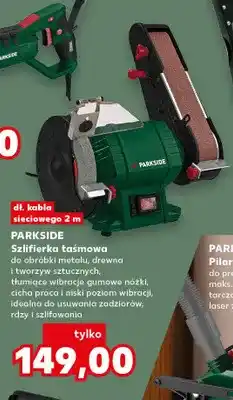 Kaufland Szlifierka taśmowa Parkside oferta