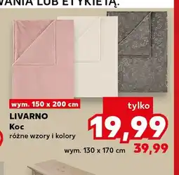 Kaufland Koc 150x200 cm Livarno oferta