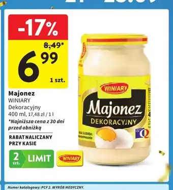 Majonez Winiary Dekoracyjny