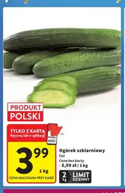 Intermarche Ogórki szklarniowe oferta
