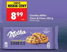 Biedronka Milka Ciastka Choc & Choc oferta