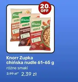 Biedronka Knorr Zupka chińska nudle 61-65 g oferta