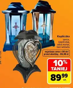Carrefour Kapliczka serce, kapliczka, alba metal, bez wkładu oferta