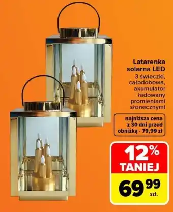 Carrefour Latarenka solarna LED oferta