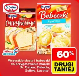 Carrefour Wszystkie ciasta i babeczki do przygotowania marek: Dr. Oetker, Delecta, Gellwe, Lucatto oferta