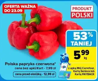 Polska papryka czerwona