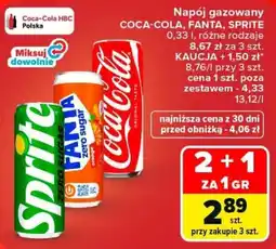 Carrefour Napój gazowany COCA-COLA, FANTA, SPRITE oferta
