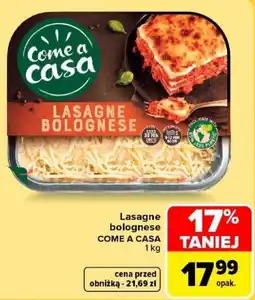 Carrefour Lasagne bolognese Come a Casa oferta