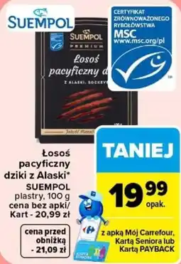 Carrefour Łosoś pacyficzny dziki z Alaski SUEMPOL oferta