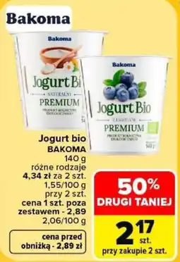Carrefour Jogurt bio BAKOMA oferta