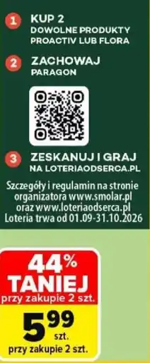 Carrefour Proactiv lub Flora oferta