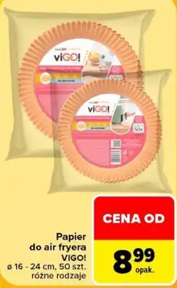 Carrefour Papier do air fryera VIGO! oferta