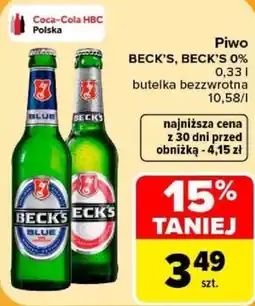 Carrefour Piwo BECK'S oferta