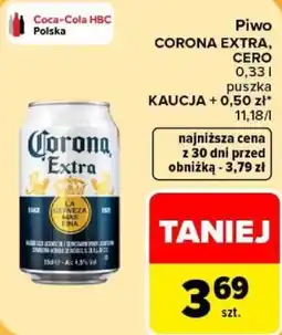Carrefour Piwo Corona Extra oferta