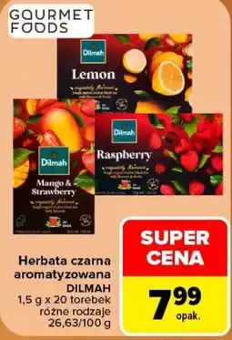 Carrefour Herbata czarna aromatyzowana DILMAH oferta