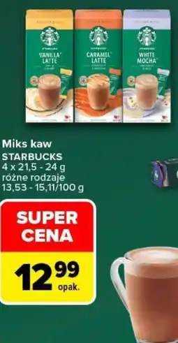 Carrefour Miks kaw Starbucks oferta
