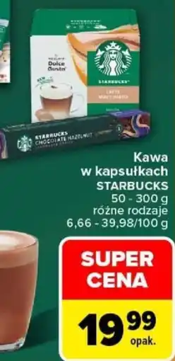 Carrefour Kawa w kapsułkach Starbucks oferta