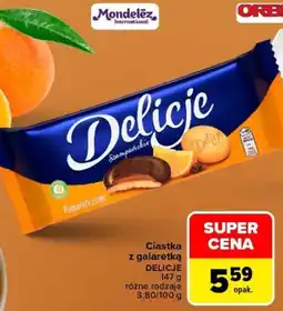 Carrefour Ciastka z galaretką delicje oferta