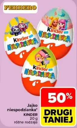 Carrefour Kinder Jajko niespodzianka oferta