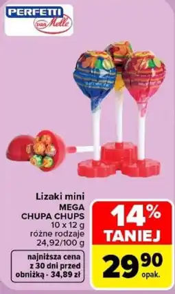 Carrefour Lizaki mini MEGA CHUPA CHUPS oferta