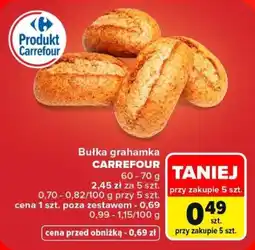 Carrefour Bułka grahamka CARREFOUR oferta