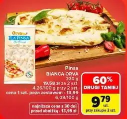 Carrefour Pinsa Bianca Orva oferta