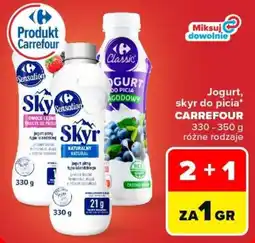 Carrefour Jogurt, skyr do picia CARREFOUR oferta