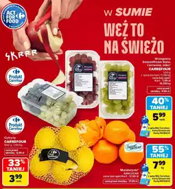 Carrefour Winogrona bezpestkowe białe, czerwone, miksx CARREFOUR oferta