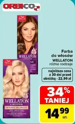 Carrefour Farba do włosów WELLATON oferta