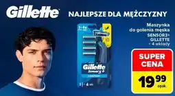 Carrefour Maszynka do golenia męska SENSOR3+ GILLETTE oferta