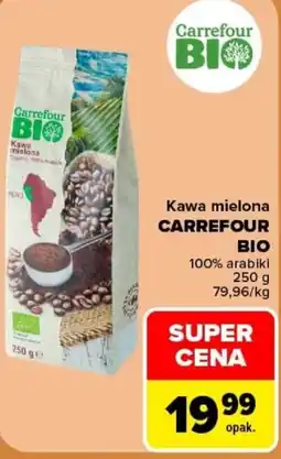 Carrefour Kawa mielona Carrefour BIO oferta