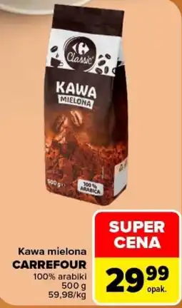 Carrefour Kawa mielona Carrefour oferta