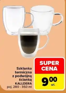 Carrefour Szkłanka termiczna z podwójną ścianką KALLDERA oferta