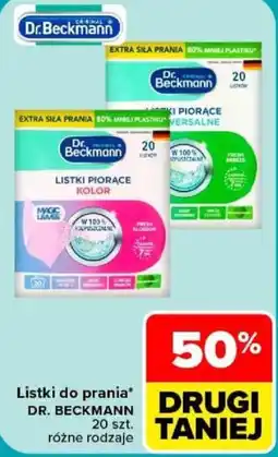 Carrefour Listki do prania Dr. Beckmann oferta