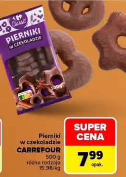 Carrefour Pierniki w czekoladzie oferta
