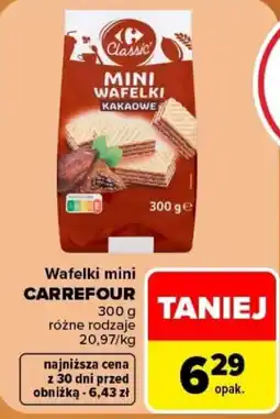 Carrefour Wafelki mini CARREFOUR oferta