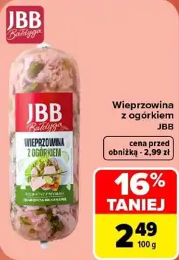 Carrefour Wieprzowina z ogórkiem JBB oferta