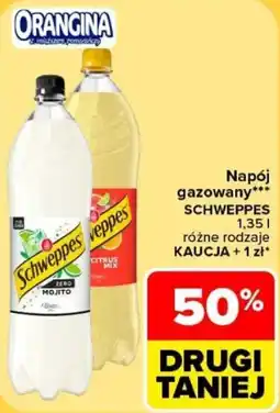 Carrefour Napój gazowany schweppes oferta